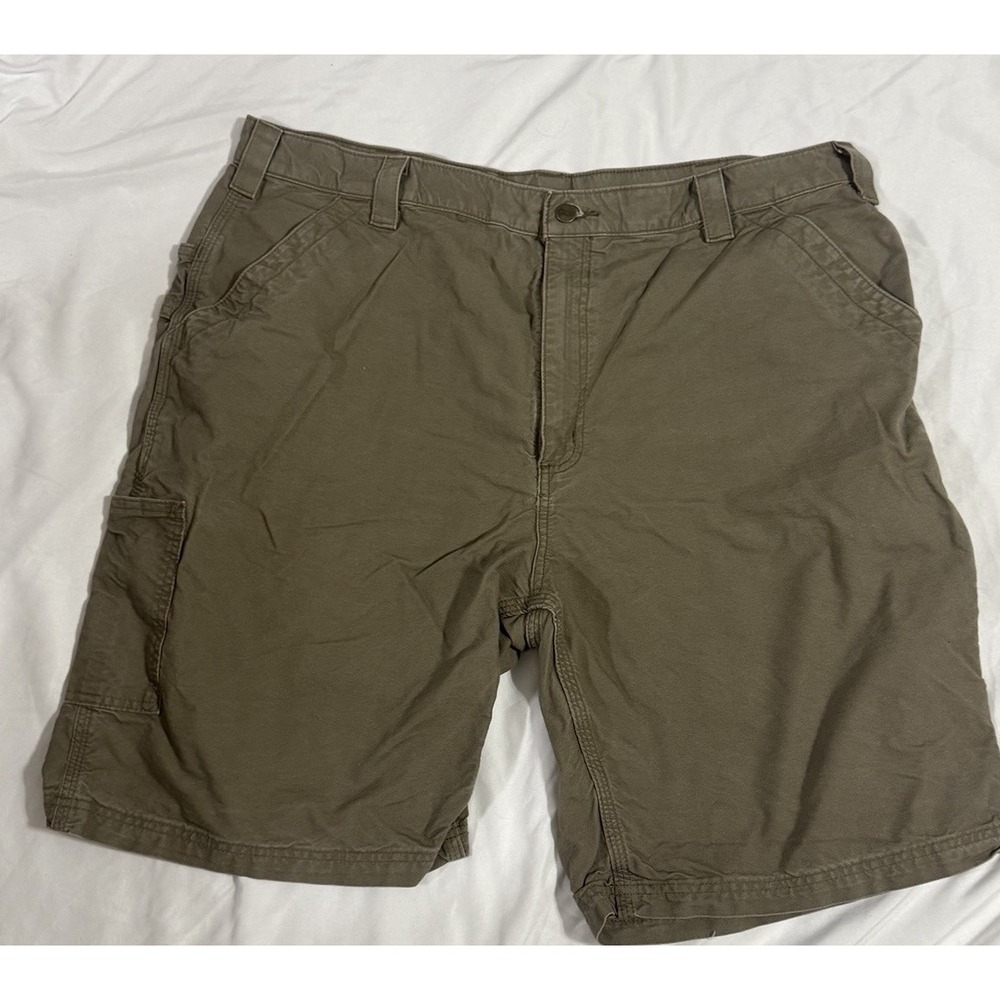 Carhartt B147 Cargo Shorts Men's Size 42 olive green Original Fit Workwear